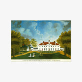 American 18th Century - A View of Mount Vernon - Poster
