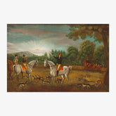 American 19th Century - The Start of the Hunt - Poster