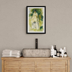 Auguste Renoir - Woman Standing by a Tree - Medium - Poster