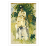 Auguste Renoir - Woman Standing by a Tree - Medium - Poster