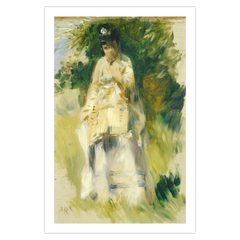Auguste Renoir - Woman Standing by a Tree - Medium - Poster