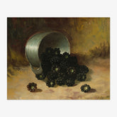 Carducius Plantagenet Ream - Blackberries Spilling from Tin Cup - Poster