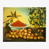 Charles V. Bond - Still Life: Fruit Bird and Dwarf Pear Tree - Poster