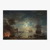 Claude-Joseph Vernet - Moonlight - Poster