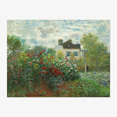 Claude Monet - The Artist’s Garden in Argenteuil (A Corner of the Garden with Dahlias) - Poster