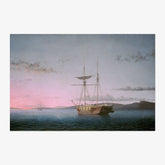 Fitz Henry Lane - Lumber Schooners at Evening on Penobscot Bay - Poster