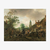 Isack van Ostade - The Halt at the Inn - Poster