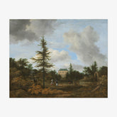 Jacob van Ruisdael - Country House in a Park - Poster