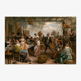 Jan Steen - The Dancing Couple - Poster
