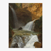 Jean Joseph Xavier Bidauld - View of the Waterfalls at Tivoli - Poster