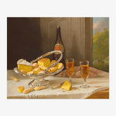 John F. Francis - Still Life with Silver Cake Basket - Poster