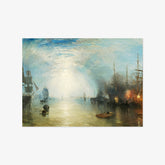 Joseph Mallord William Turner - Keelmen Heaving in Coals by Moonlight - Poster