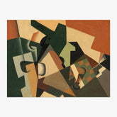Juan Gris - Glass and Checkerboard - Poster