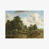 Meindert Hobbema - A Wooded Landscape - Poster