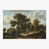 Meindert Hobbema - The Travelers - Poster