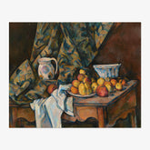 Paul Cézanne - Still Life with Apples and Peaches - Poster