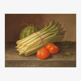 Paul Lacroix - Asparagus Tomatoes and a Squash - Poster