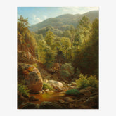 Paul Weber - Scene in the Catskills - Poster