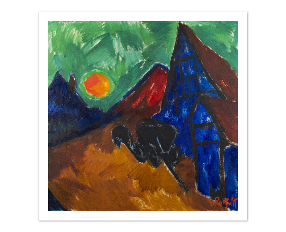 自主盤/ROLF GRAF◆北欧AOR◆ M/COMPLETELY Karl Schmidt-Rottluff - Rising Moon – monalisaprints