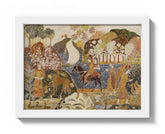 Charles Prendergast - Two Figures on a Mule - Compact / Full Bleed / White Frame