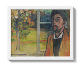 Self-Portrait by Charles Laval - Small / Full Bleed / White Frame