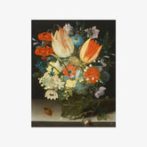 Peter Binoit - Still Life with Tulips - Poster