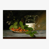 Raphaelle Peale - Strawberries and Cream - Poster