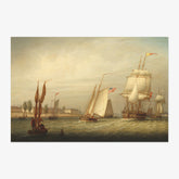 Robert Salmon - Boston Harbor - Poster