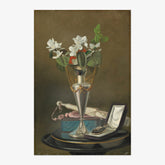 Samuel Marsden Brookes - Still Life with Fan and Pendant - Poster