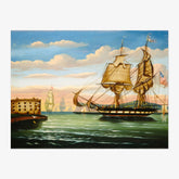 Thomas Chambers - Bay of New York Sunset - Poster