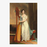 Thomas Sully - Lady with a Harp: Eliza Ridgely - Poster