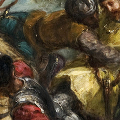 Weislingen Captured by Götz’s Men by Eugène Delacroix - 0_668867bd4b04d28d0ec6472e
