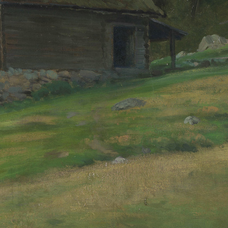 The Poet Vinje's Home Plassen in Telemark by Christian Skredsvig - 0_66aeaf4e1000f9bb7f31f530
