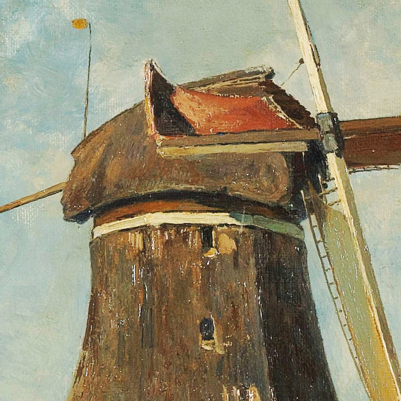 A Windmill on a Polder Waterway, Known as ‘In the Month of July’ by Paul Joseph Constantin Gabriël - 0_66fa594fd568e34668c8096e