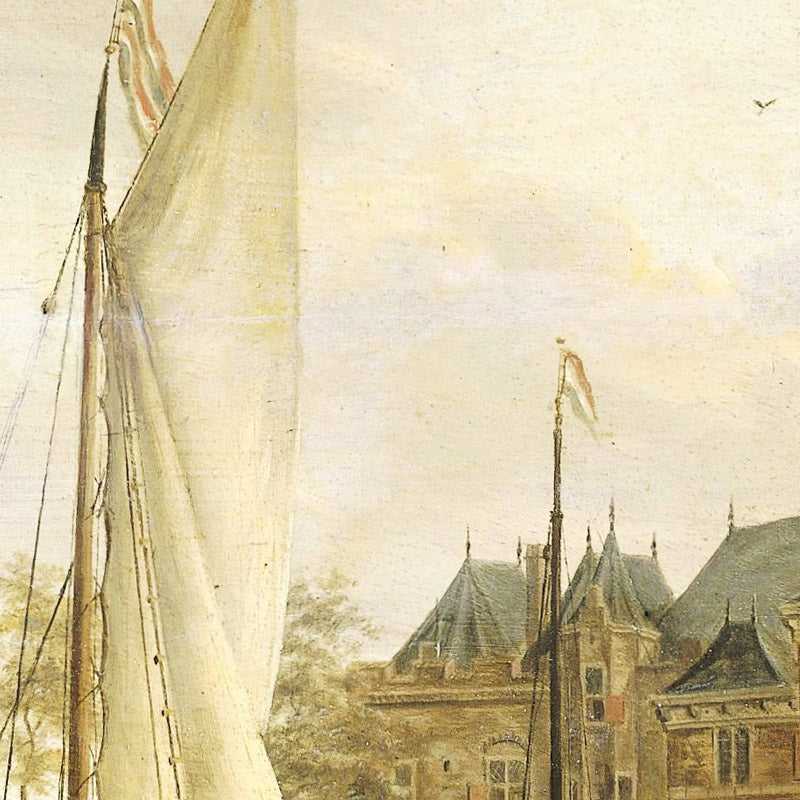 Nijenrode Castle on the Vecht near Breukelen by Jacobus Storck - 0_66fce3678213847b6f357a0b