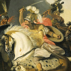 Alexander the Great at the Battle of the Granicus against the Persians by Cornelis Troost - 0_66fdcd848213847b6f357b54