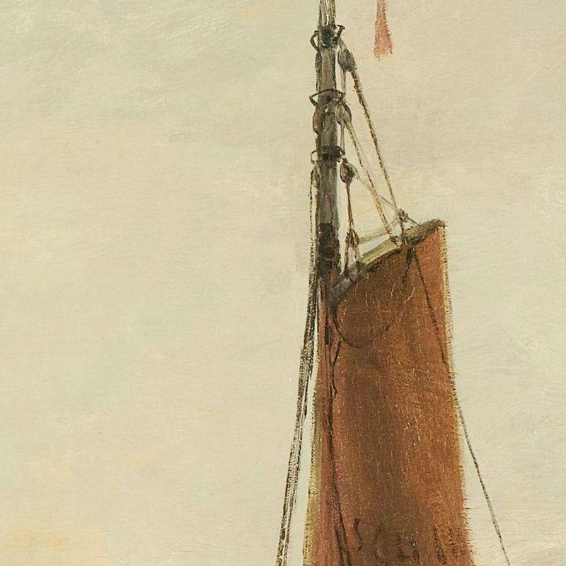 Bluff-Bowed Scheveningen Boats at Anchor by Hendrik Willem Mesdag - 0_66fdcda38213847b6f357b57