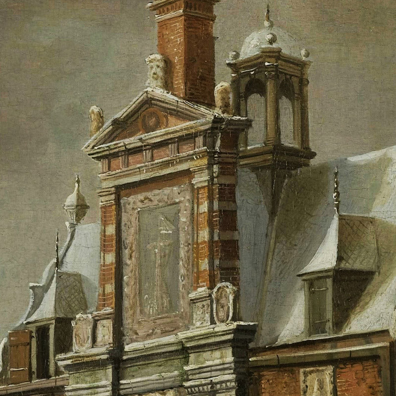 The Paalhuis and the Nieuwe Brug, Amsterdam, in the Winter by Jan Abrahamsz. Beerstraten - 0_66fe61b28213847b6f357bb4