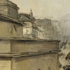 View of Notre Dame de Lorette and Rue Fléchier in Paris by Antoine Vollon - 0_66fe6dcd8213847b6f357bda