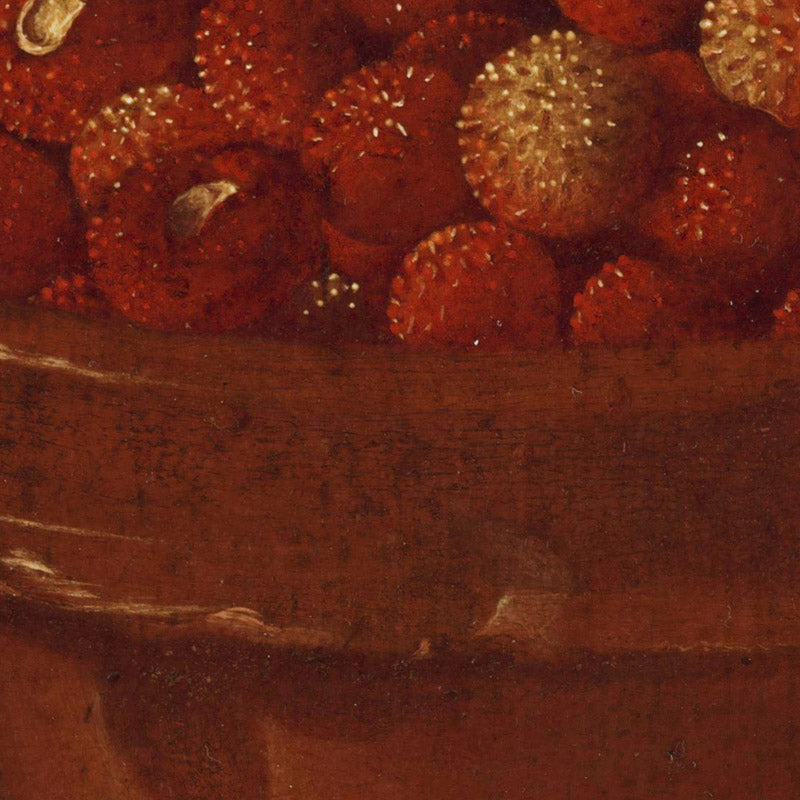 A Bowl of Strawberries on a Stone Plinth by Adriaen Coorte - 0_66fe7d208213847b6f357bf9