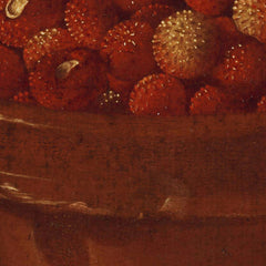 A Bowl of Strawberries on a Stone Plinth by Adriaen Coorte - 0_66fe7d208213847b6f357bf9