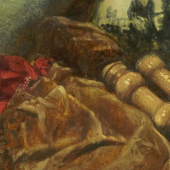 Still Life with Bagpipes by Adolphe Mouilleron - 0_66fe82068213847b6f357c14