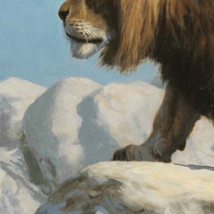 Lion on the Watch by Jean-Léon Gérôme - 0_671038ae762cab4eff787177