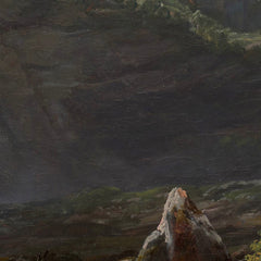 Feige Waterfall (Feigefossen), Lysterfjord, Norway by Johan Christian Clausen Dahl - 0_67103b2a762cab4eff7871a2