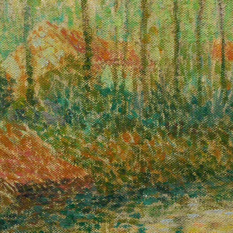 Canal in Autumn (Gisors) by Henri Le Sidaner - 0_67103f92762cab4eff7871d5