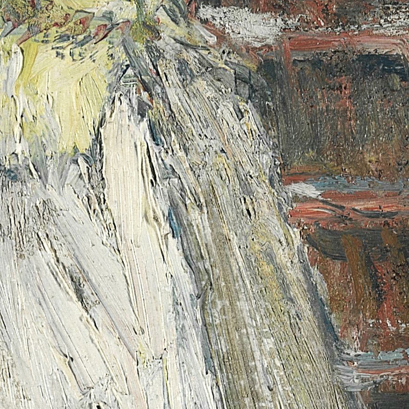 Sweeping Snow by Childe Hassam - 0_6710afa6762cab4eff78727a
