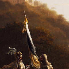 The Duke of Bourbon's Halt at La Riccia, on His March to the Assau Rome, May 3d, 1527 by Robert Walter Weir - 0_67163dc53d19ba02d72073e0