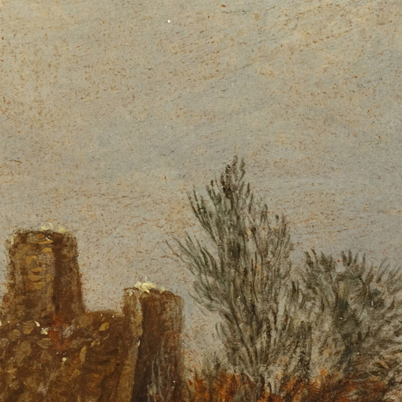 Cottages and Frozen River by Esaias van de Velde I - 0_671646503d19ba02d7207443