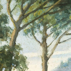 One of a Pair of Views of the Roman Campagna with Figures Conversing by Jan Frans van Bloemen - 0_67164f2079e456cb766b9060