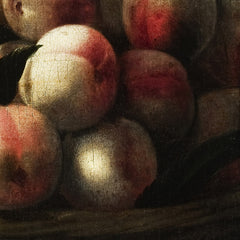 Basket of Peaches, with Quinces, and Plums by Louise Moillon - 0_67164f7879e456cb766b9066